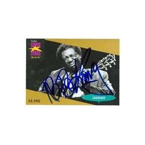 BB King autographed trading card