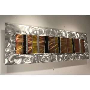  Abstract Metal Wall Art Sculpture, Design by Wilmos Kovacs 