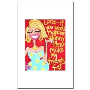  Fat Friends Funny Mini Poster Print by  Patio 