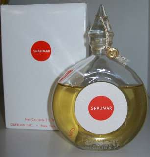 Vintage Guerlain SHALIMAR EAU De COLOGNE~1.5 fl oz~Sealed Bottle with 