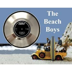  Beach Boys Good Vibrations Framed Silver Record A3 