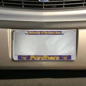 Northern Iowa Panthers Chrome License Plate Frame