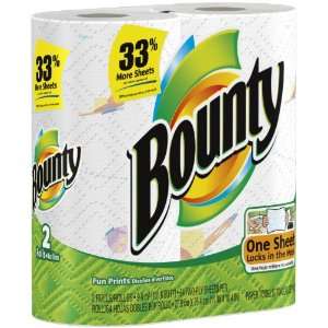  Bounty Paper Towels Value Big Rolls with Prints, 2 ct 