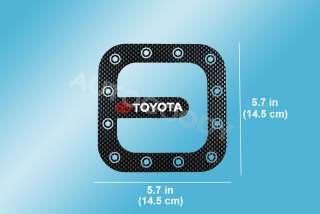 Toyota Fuel Door Sticker Decal Corolla Rav4 Matrix  