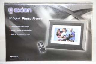 New Axion AXN 9900M 9  Inch LCD Digital Picture Frame/Multimedia 