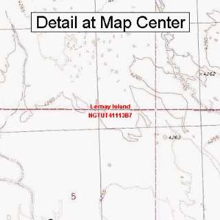  USGS Topographic Quadrangle Map   Lemay Island, Utah 