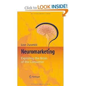   Exploring the Brain of the Consumer [Hardcover] Leon Zurawicki Books