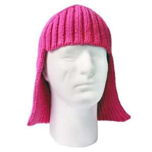  Pink Knit Wig Beard Head Toys & Games
