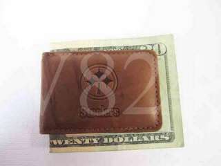 NFL Pittsburgh Steelers Money Clip Leather Brown  