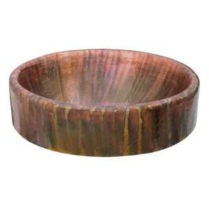 Baccus Tornasol Hand Hammered Copper Vessel Sink Drain Choice Grid 