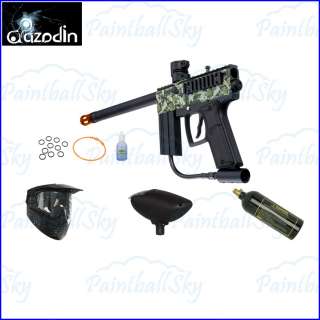 Azodin ATS Paintball Marker Gun 2011 Camo Black Basic Package Set 