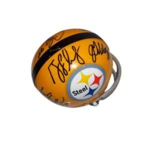  Greg Lloyd,Jason Pittsburgh Steelers Autographed Mini 