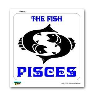  Pisces The Fish Zodiac Horoscope Sign   Window Bumper 