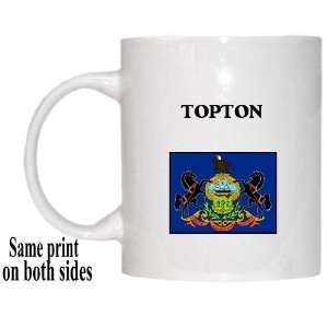  US State Flag   TOPTON, Pennsylvania (PA) Mug Everything 