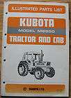 Kubota M8950 Tractor & Cab Parts Catalog Manual book