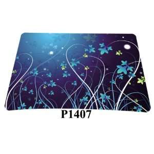  Standard 7 x 9 Inch Mouse Pad    Blue Flower Electronics