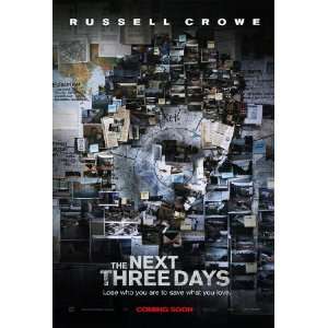   Next Three Days Original Movie Poster Russell Crowe