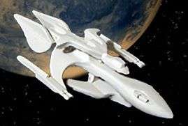 Ranger Whitestar Babylon 5 Spacecraft Dried Wood Model Large New 
