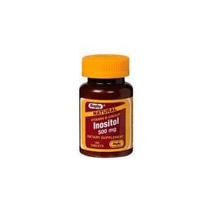  Inositol 500 mg, 100 Tablets, Watson Rugby Health 