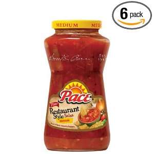 Pace Restaurant Style Salsa, 16 Ounce Grocery & Gourmet Food