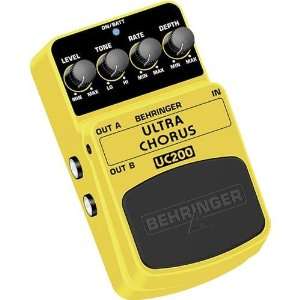  Behringer UC200 Ultimate Ultra Chorus Effects Pedal 
