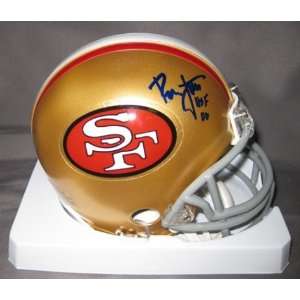  Ronnie Lott San Francisco 49ers NFL Hand Signed Mini 