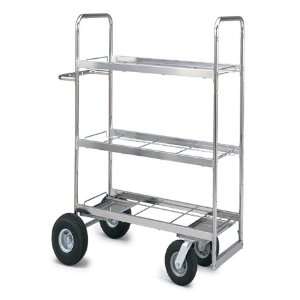    Extra Long. Triple Decker Frame Cart With Air Tire