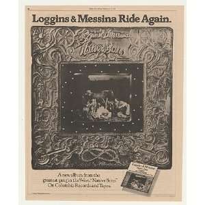  1976 Loggins & Messina Native Sons Columbia Records Print 