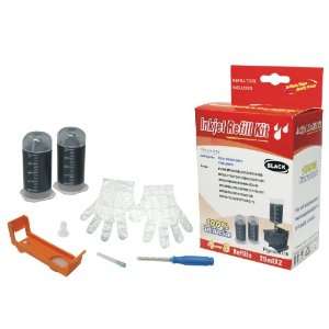  Cartridge refill kit for Canon CLI 8 Black ink cartridges 