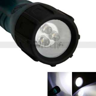 SUNREE 3 LED Flashlight 100M Waterproof Torch Turquoise  