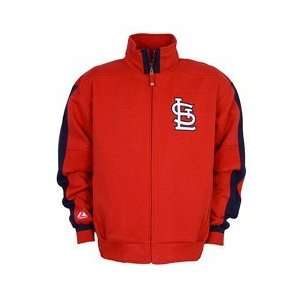St. Louis Cardinals ThermaBase Track Jacket   Red Medium  