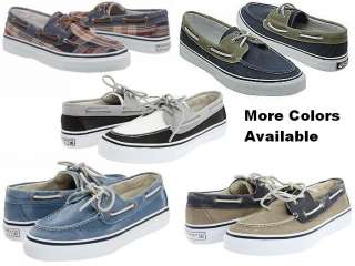 SPERRY BAHAMA 2 EYE MENS MOC BOAT SHOES ALL SIZES  