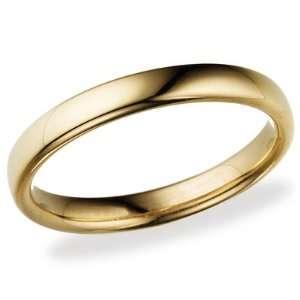 3.5mm Euro Comfort Fit Band   14k Yellow Gold Jewelry
