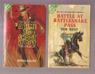 ACE DOUBLE ~2PB~ STEPHEN PAYNE~ TOM WEST~EDWIN BOOTH ~WESTERNS1965 