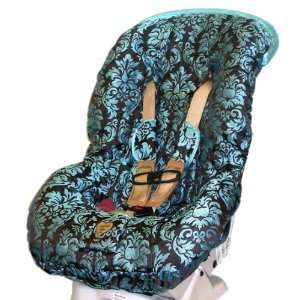  Blue Champagne with Blue Trim TODDLER CAR SEAT COVER Baby