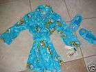   tinker bell Fleece Robe Bath Pajamas size 6 to 6X girls kids