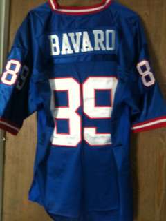 NWT Mark Bavaro New York Giants 2XL 54 Throwback Jersey SEWN 1990 