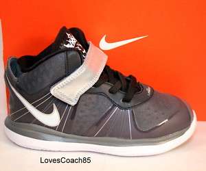 Nike Lebron 8 V/2 (TD) Cool Grey Toddler Sizes 5 10 NIB  