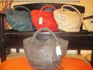 New LA TERRE FASHION faux leather handbag tote bag Tnd  