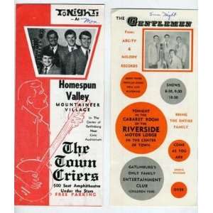   Valley Entertainment Brochures Gatlinburg 1960 