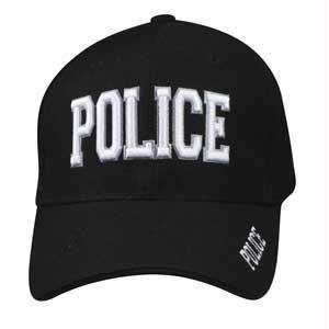  Zan Headgear Zan Cap Police, Black Cap, Black, 3 D 