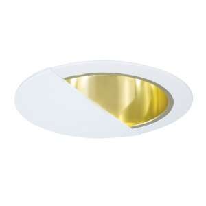   Recessed Light, Wall Washer With Reflector, Polished Brass Finish With