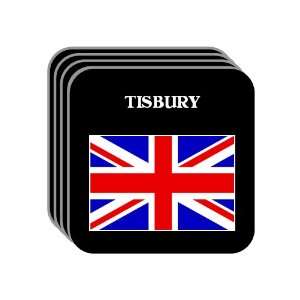  UK, England   TISBURY Set of 4 Mini Mousepad Coasters 