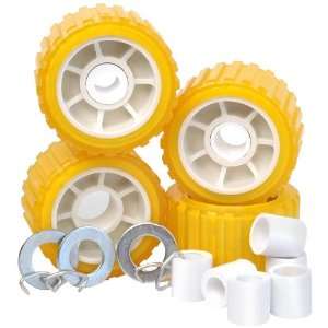  Tie Down 86144 Amber 5 PVC Ribbed Wobble Roller Kit Automotive