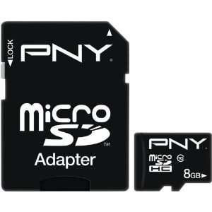    PNY P SDU8G10 EFS2 MICROSD CARD (8GB; CLASS 10) Electronics