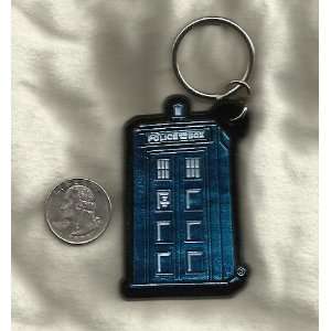  Police Telephone Call Box like the Dr. Who TARDIS Key Chain Ring 