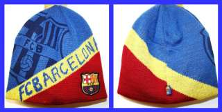   Soccer Embroidered Beanie 3 Unique Styles FC BARCA Lionel Messi  