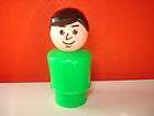 VINTAGE Fisher Price Little People All Plastic GREEN DA