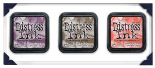 Ranger Tim Holtz Distress Seasonal Ink pads limited edtion green red 