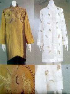   Asian Mandarin Jacket PATTERN szS M UNCUT Marcy Tilton 2001  